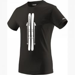 Triko DYNAFIT Graphic CO M S/S tee black out skis