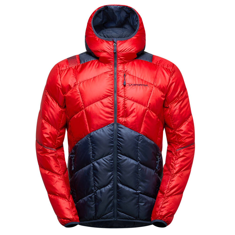 Bunda LA SPORTIVA Pinnacle Down JKT M mountain red/night sky