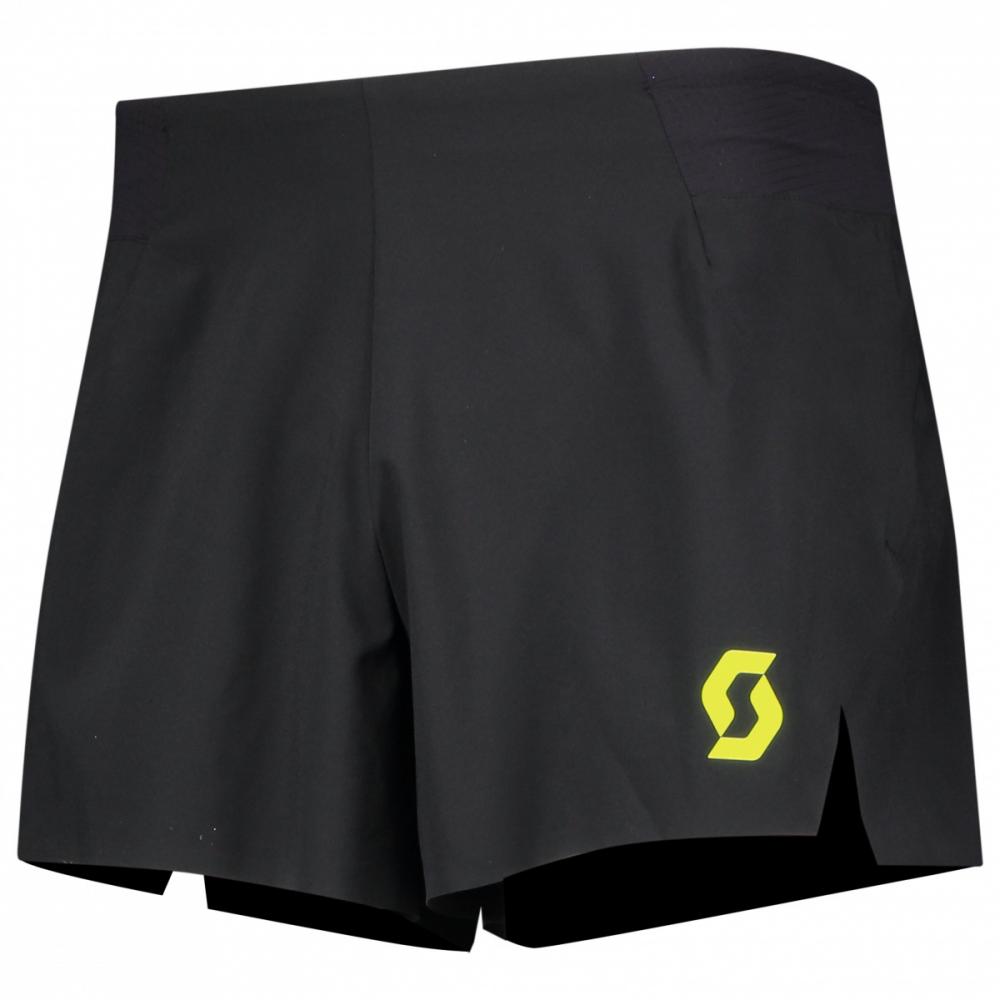 Nohavice SCOTT Split shorts M´s RC run black/yellow