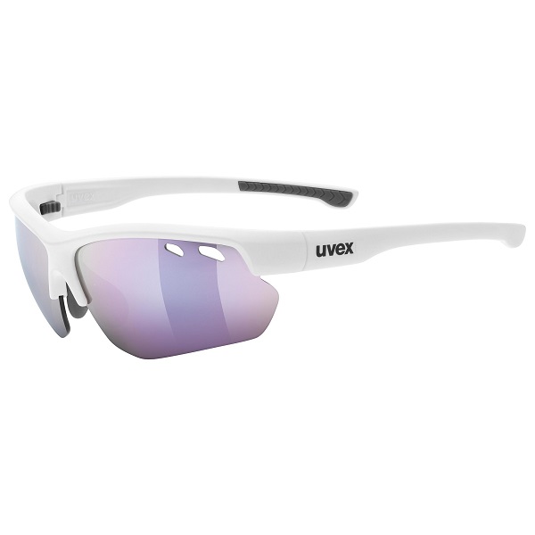 Okuliare UVEX Sportstyle 115 white mat/mirror pink