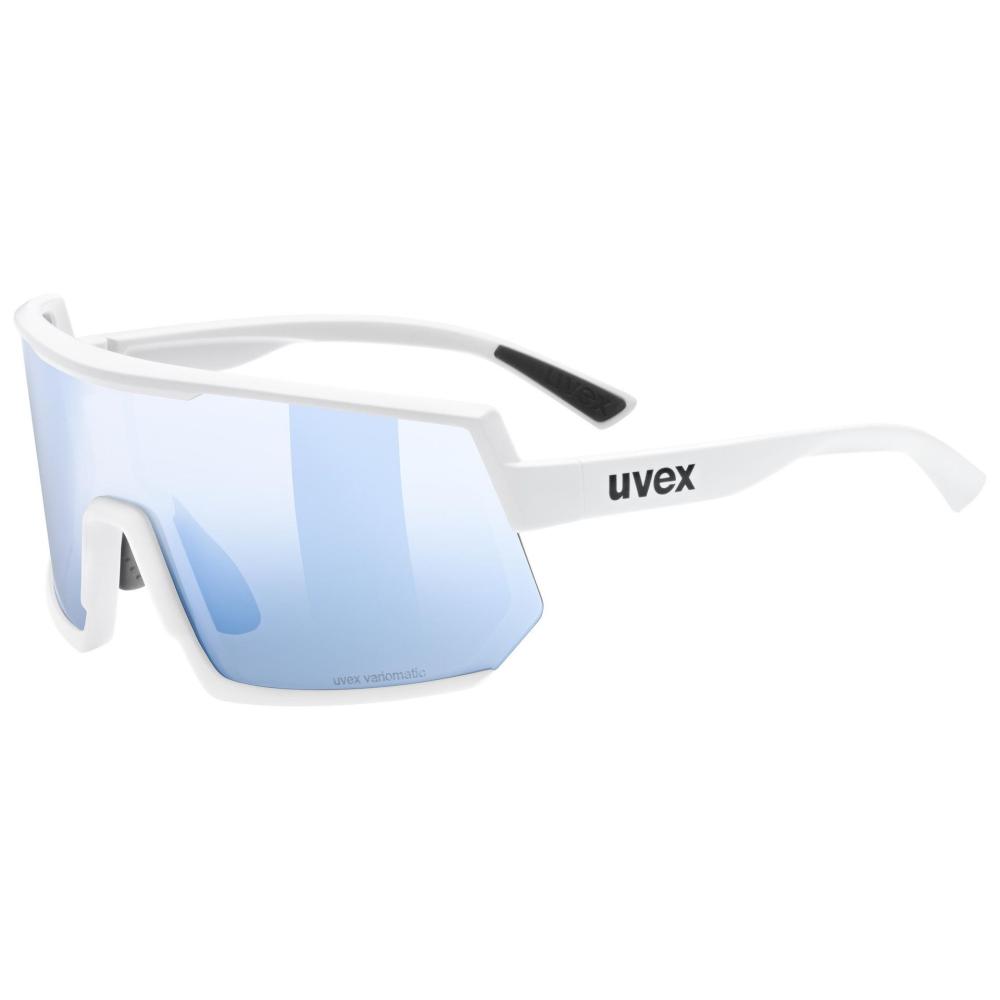 Okuliare UVEX Sportstyle 235 V white mat blue S1-3
