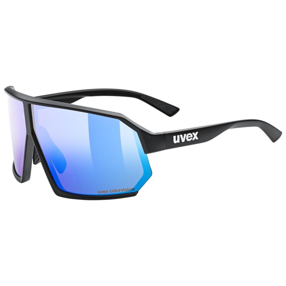 Okuliare UVEX Sportstyle 237 CV black matt/mirror blue