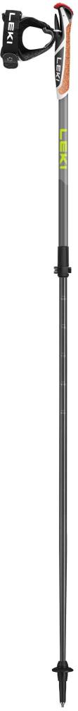 Palice LEKI Spin Shark SL silvergray-dark anthracite-lime 100 -130cm