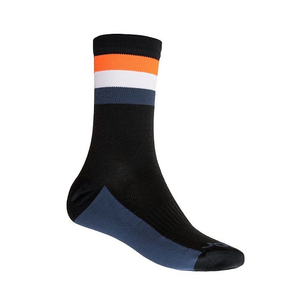 Ponožky SENSOR Collmax Summer Stripe čierna oranžová