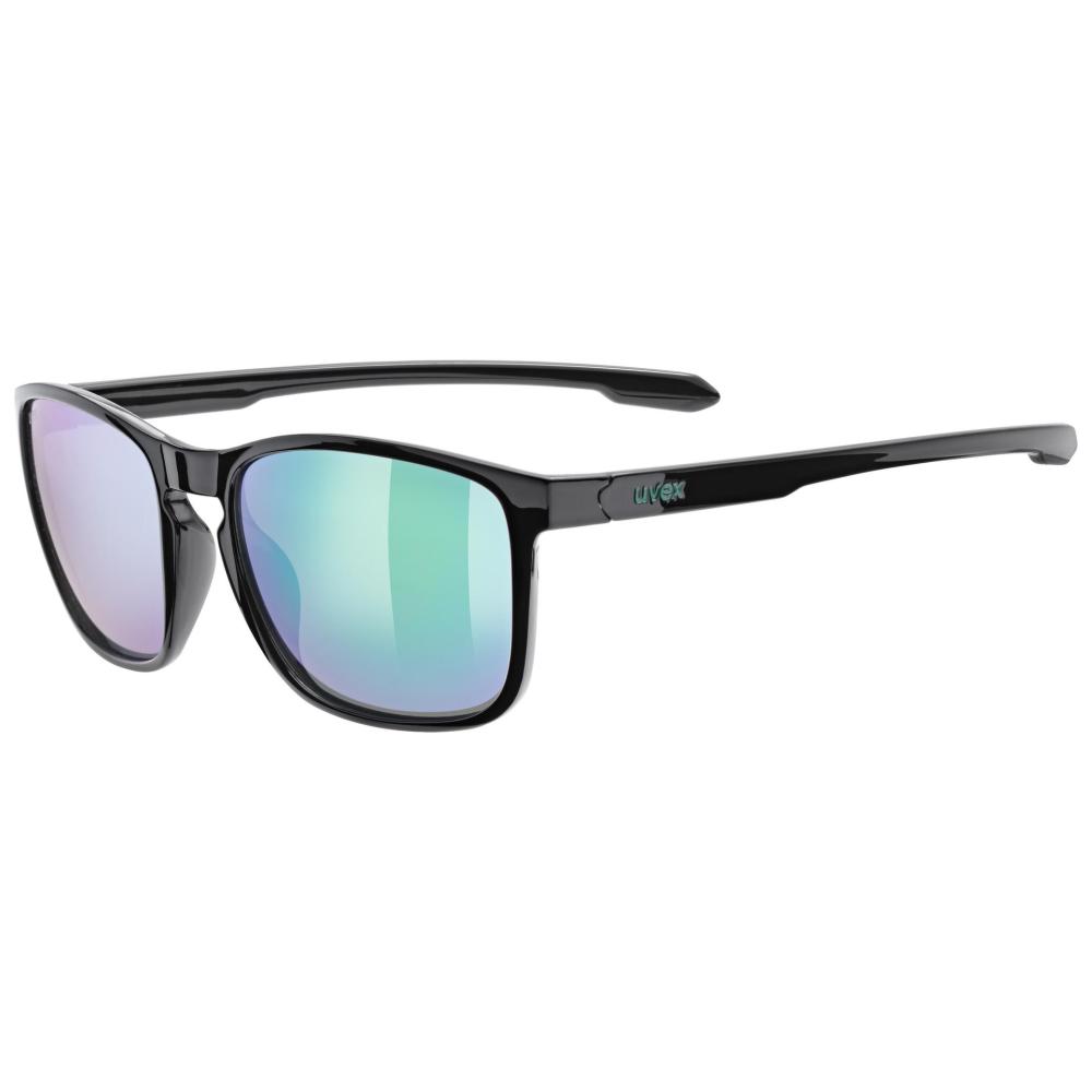 Okuliare UVEX LGL 52 black/mirror green