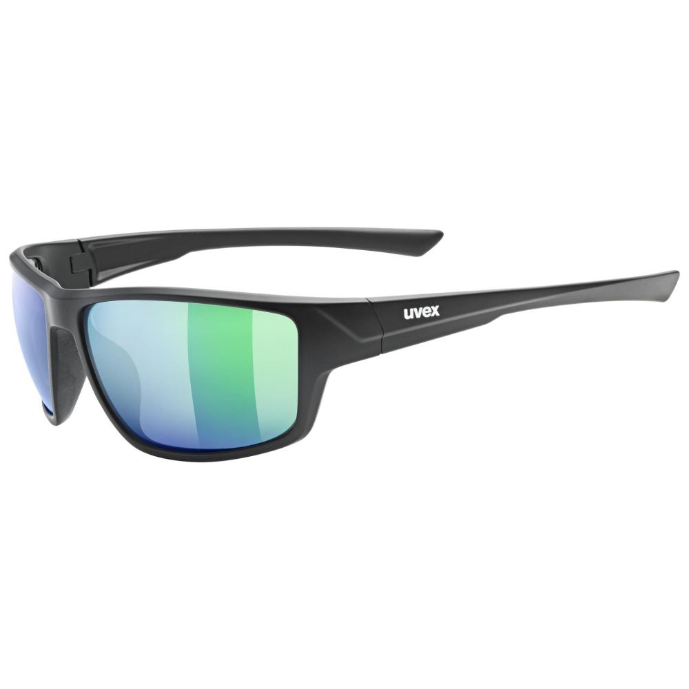 Okuliare Uvex Sportstyle 230 black matt/mirror green