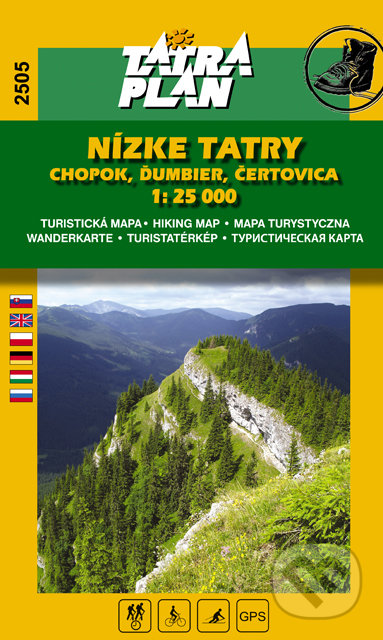 Turistická mapa TATRA PLAN Nízke Tatry - Chopok  1:25 000