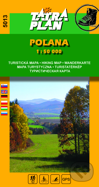 Turistická mapa TATRA PLAN Poľana 1:50 000