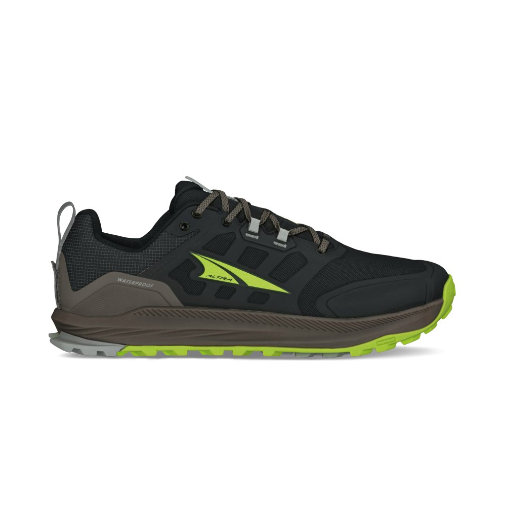 Topnky ALTRA M Lone Peak 9 Waterproof Low lime/black
