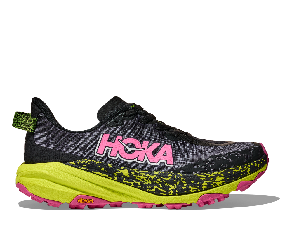 Topnky HOKA W Speedgoat 6 black/neon hoka citrus