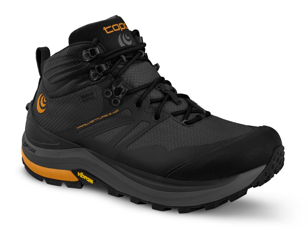 Topnky TOPO ATHLETIC M Trailventure 2 WP charcoal/orange