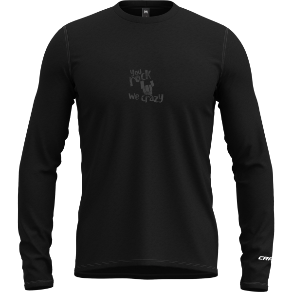 Triko CRAZY Long sleeved gulliver M black