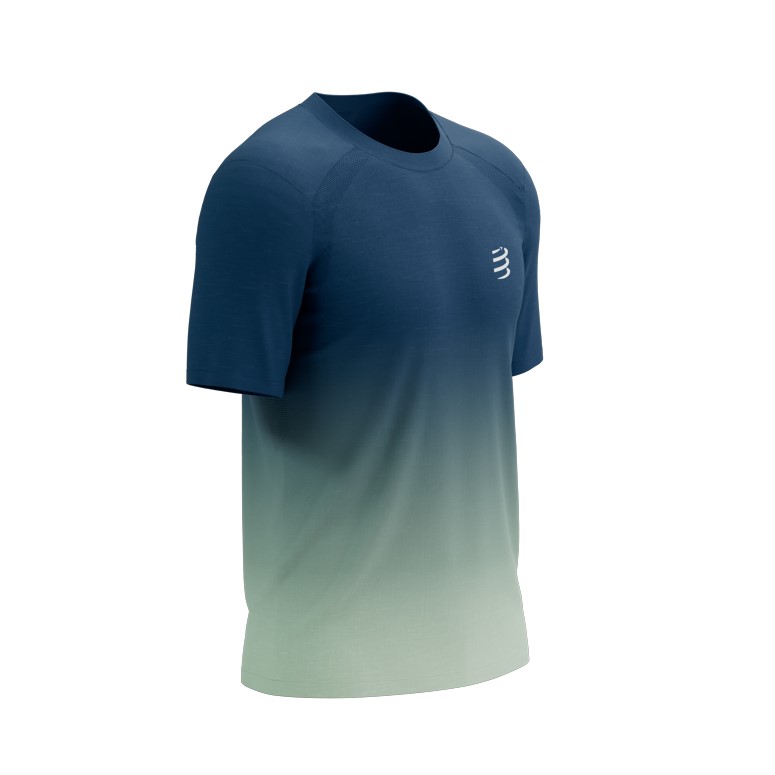 Triko COMPRESSPORT Performance SS Tshirt M poseidon/ice flow