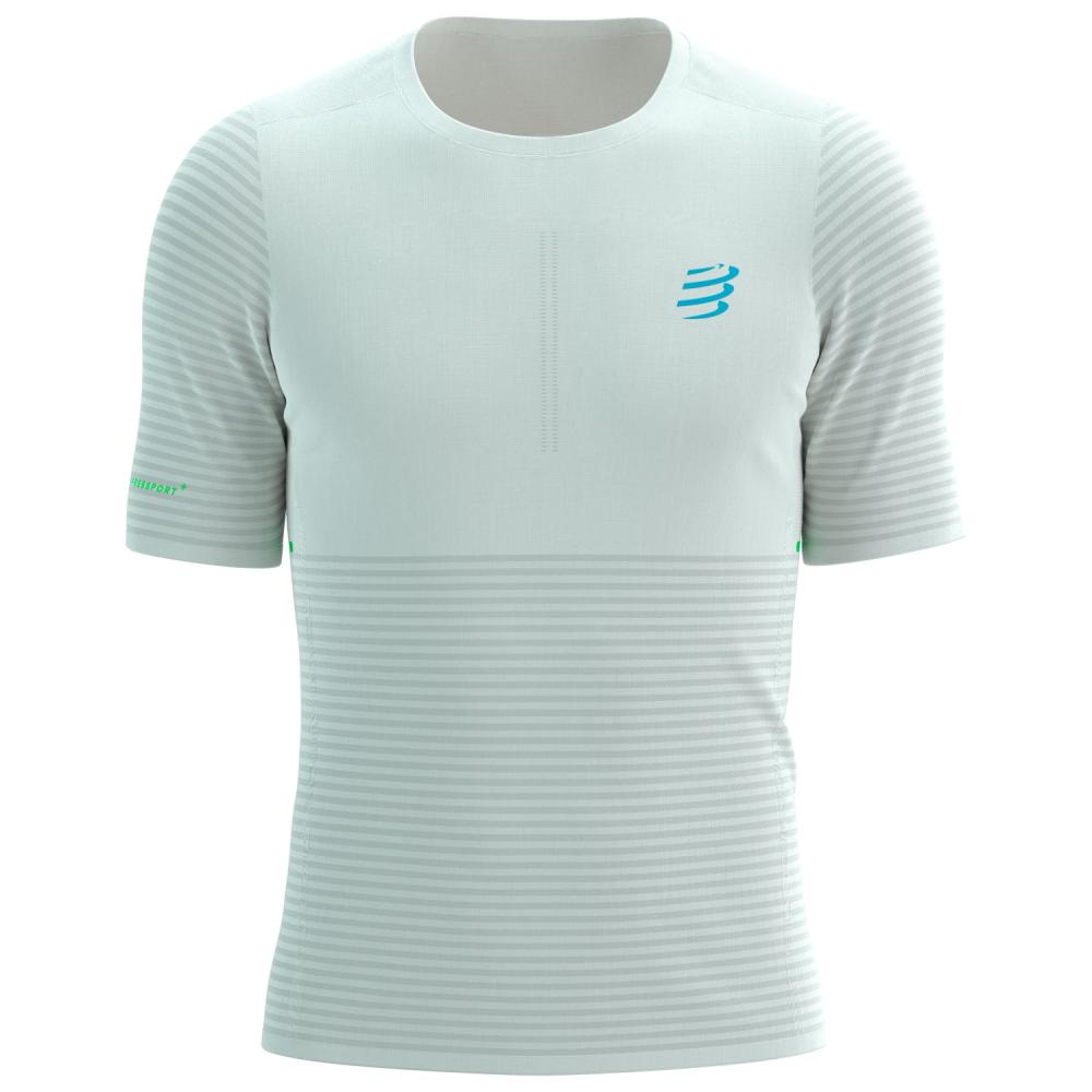 Tri�ko COMPRESSPORT Pro Racing SS Tshirt M star white