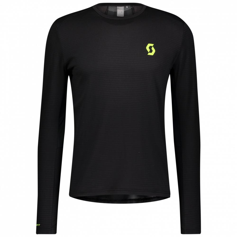 Tričko SCOTT Shirt M´s RC Run l/sl black yellow