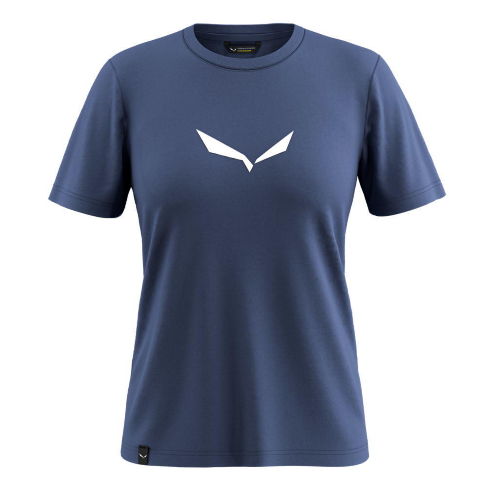 Triko SALEWA Solid Dry W T-Shirt dark denim