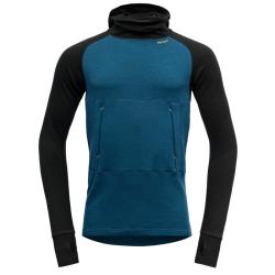 Tri�ko DEVOLD Expedition Artic man hoodie flood/black