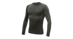 Triko SENSOR M Merino Air pnske DL olive green 