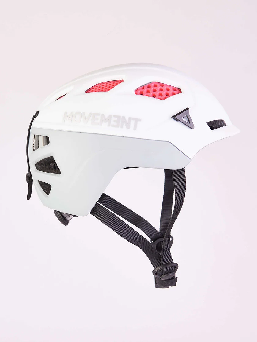 Prilba MOVEMENT 3Tech Alpi grey white/carmin 