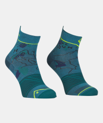 Ponoky ORTOVOX M Alpine light quarter socks mountain blue 