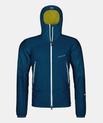 Bunda ORTOVOX Westalpen Swisswool Hybrid Jacket Mens Dark Pacific 