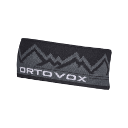 Čelenka ORTOVOX Peak headband black raven