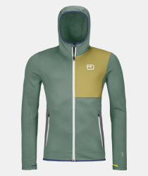 Bunda ORTOVOX Fleece Hoody Mens Arctic Grey