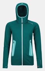 Mikina ORTOVOX Ws Fleece light hoody pacific green