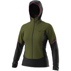 Bunda DYNAFIT Traverse Alpha hooded JKT W winter moss