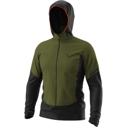 Bunda DYNAFIT Traverse Alpha hooded JKT M winter moss