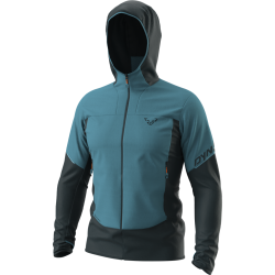 Bunda DYNAFIT Traverse Alpha hooded JKT M storm blue