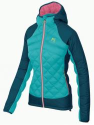 Bunda KARPOS Lastei Active Plus JKT dmska modr/tyrkysov