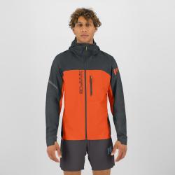 Bunda KARPOS Lavaredo Rain Evo Jacket orange/woodl.grey