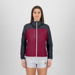 Bunda KARPOS Lavaredo Wind W JKT beet red/vulcan