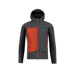 Bunda KARPOS Pizzo Bianco Jacket woodl.gray/black/vibr.orange