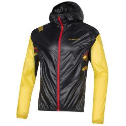Bunda LA SPORTIVA Blizzard Windbreaker JKT black/yellow