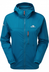 Bunda MOUNTAIN EQUIPMENT W´s Aerofoil Full zip jacket alto blue