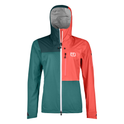 Bunda ORTOVOX W�s Ortler jacket pacific green