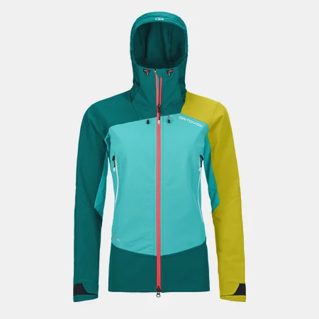 Bunda ORTOVOX W�s Westalpen Softshell jacket ice waterfall