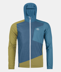 Bunda ORTOVOX Windbreaker JKT petrol blue