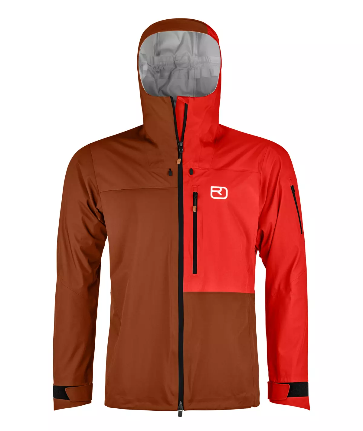 Bunda ORTOVOX 3L Ortler Jacket M bristle brown