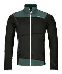 Mikina ORTOVOX Fleece Light Jacket M black raven