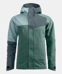 Bunda ORTOVOX Seceda 3L Jacket W arctic grey