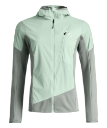 Mikina ORTOVOX Trace Hybrid Jacket W green acid