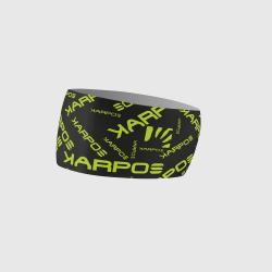 elenka KARPOS Pelmo Headband black/acid lime