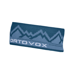 Čelenka ORTOVOX Peak headband petrol blue