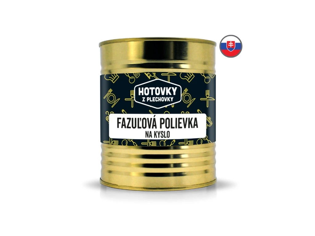 Fazuov polievka na kyslo HOTOVKY Z PLECHOVKY 800ml