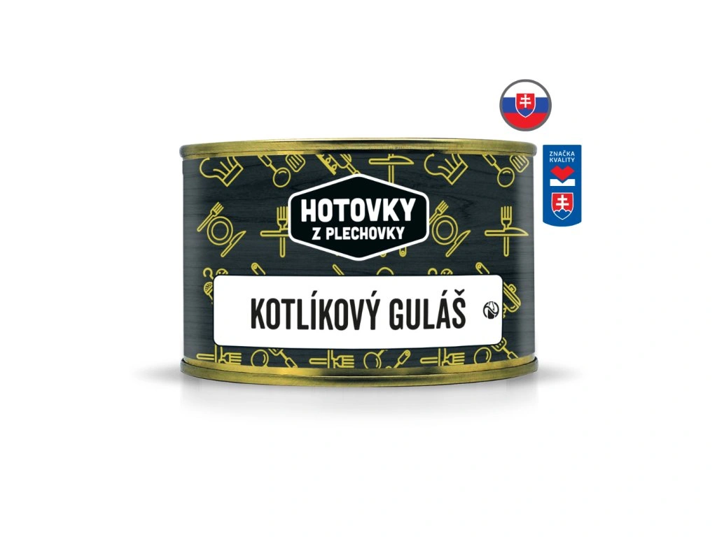 Kotlkov gu HOTOVKY Z PLECHOVKY 400g