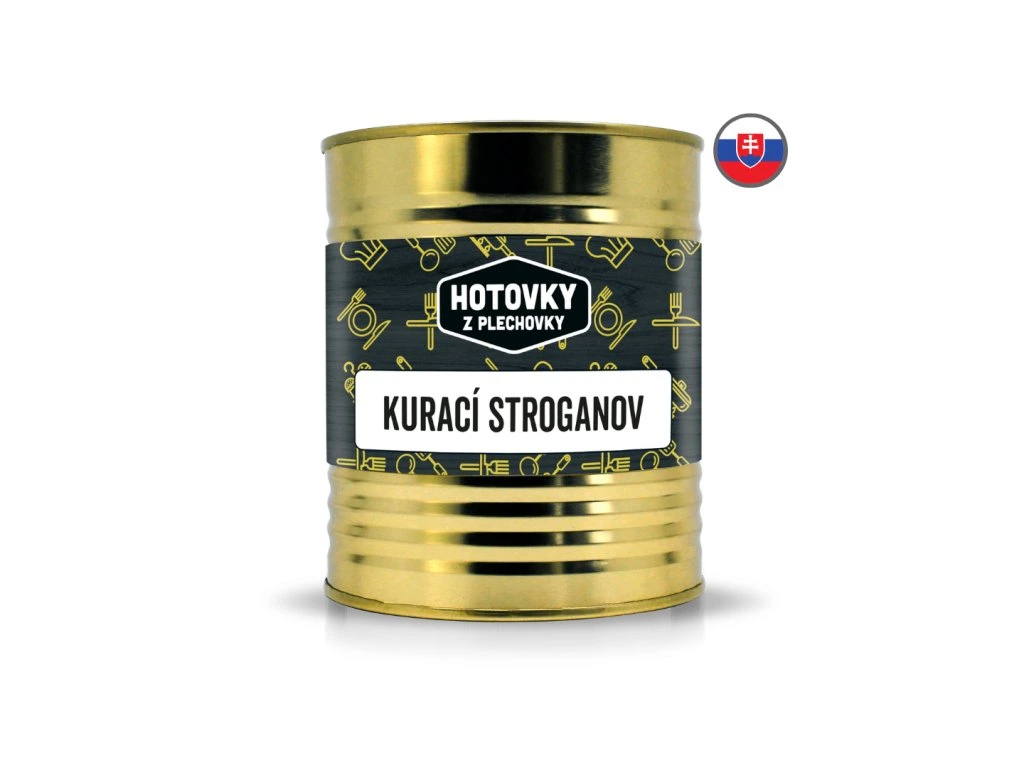Kurac stroganov HOTOVKY Z PLECHOVKY 800g