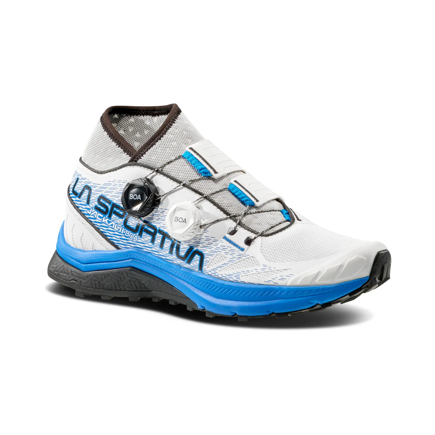 Topnky LA SPORTIVA Jackal II Boa white/electric blue 